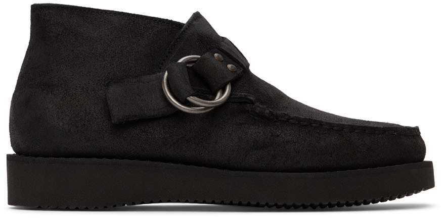 Black Sebago Edition Suede Ring Desert Boots