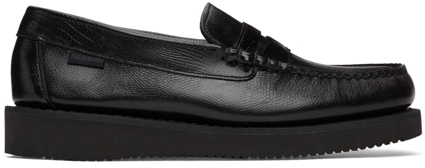 Engineered Garments Black Sebago Edition Suede Loafers | Smart Closet