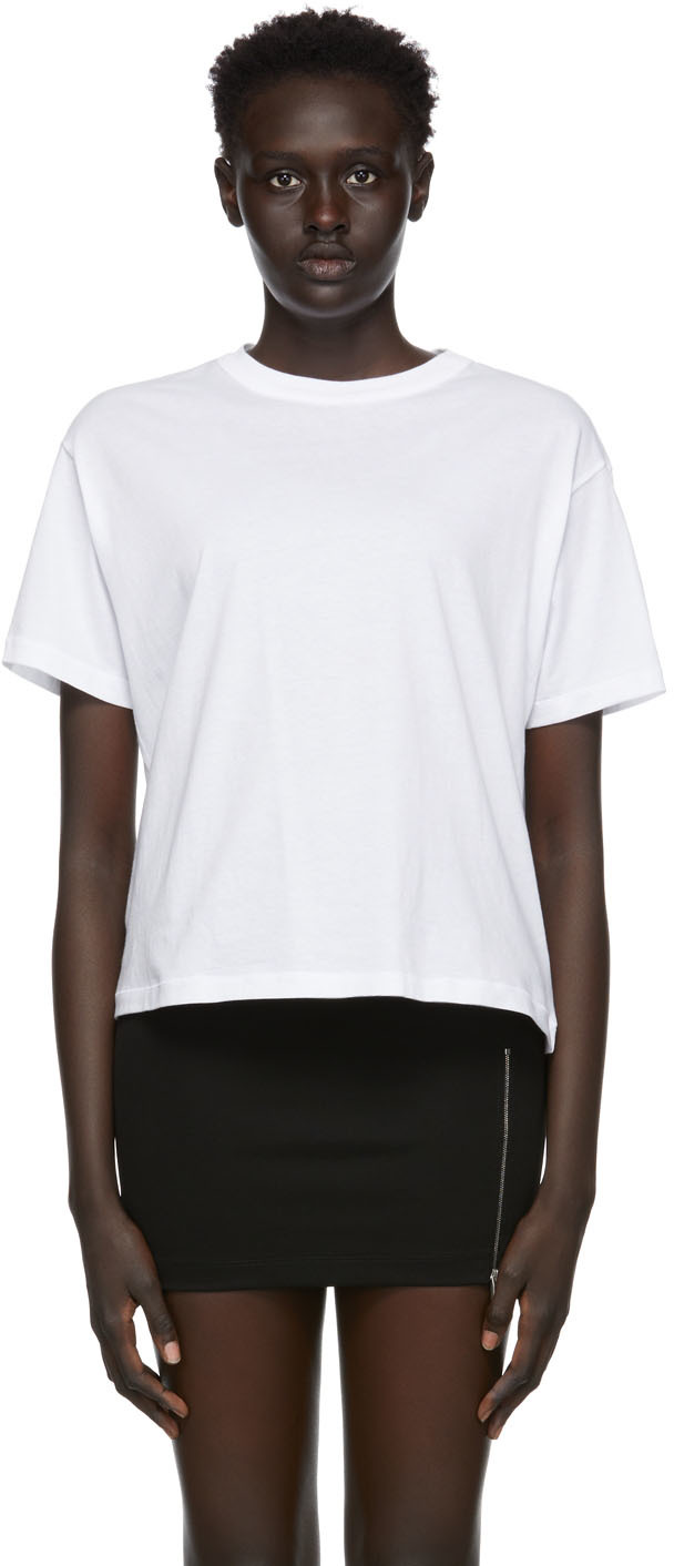 Heron Preston for Calvin Klein: Three-Pack White Season 2 Lightweight T- Shirts | SSENSE Canada