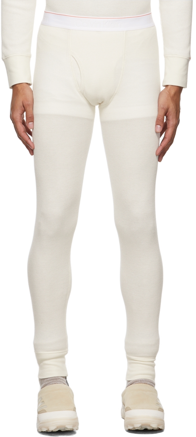 Heron Preston for Calvin Klein: White Season 2 Long John Pyjamas | SSENSE
