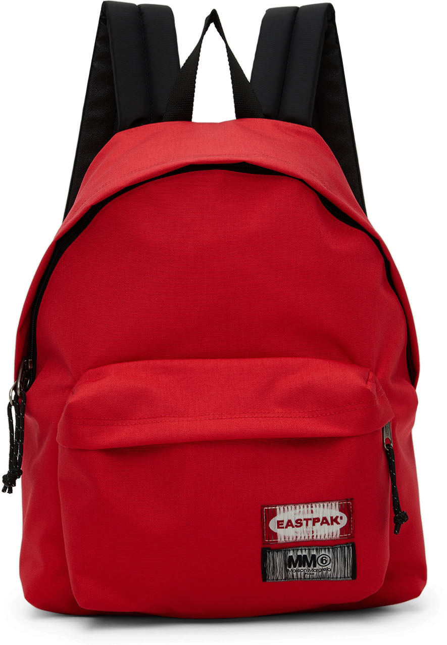 bijgeloof Ruïneren Weigering MM6 Maison Margiela: Reversible Red Eastpak Edition Backpack | SSENSE