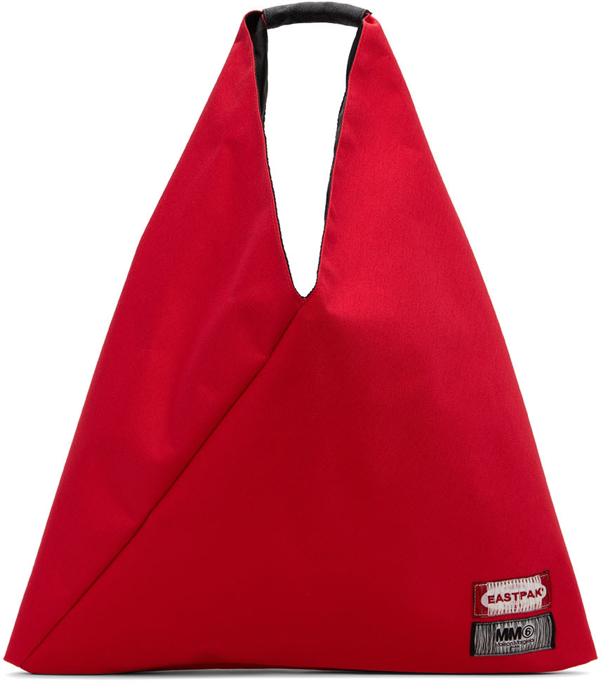 MM6 Maison Margiela Red Eastpak Edition Tote Bag