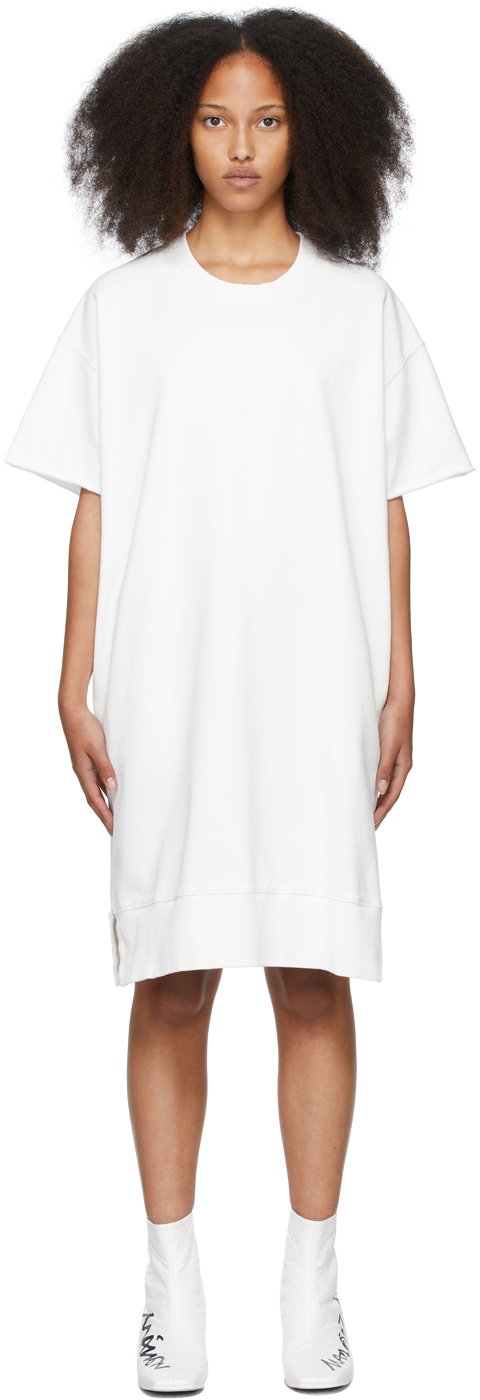 MM6 Maison Margiela Off-White Sweat Dress