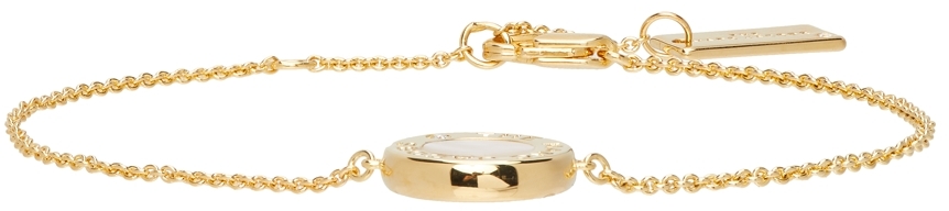 Gold Mother-Of-Pearl 'The Medallion' Bracelet