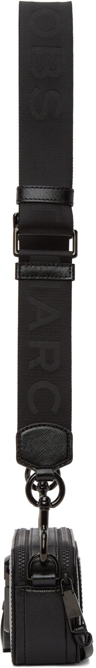 Marc Jacobs The Logo Strap Snapshot Bag In Black