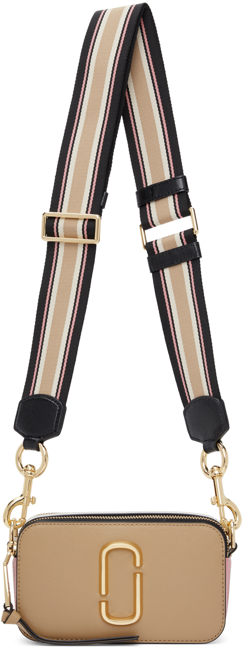 MARC JACOBS Snapshot Strap Only Red White Gold Hardware