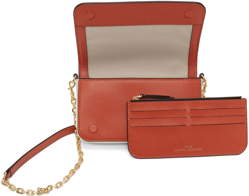 MARC JACOBS Snapshot Crossbody Bag With Chain - Grey Multi