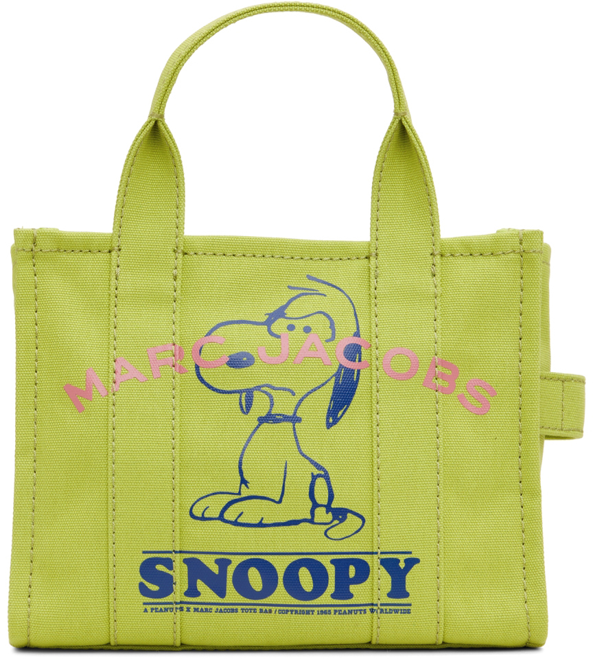 Marc Jacobs Green Peanuts Edition Snoopy Mini Tote Bag Marc Jacobs