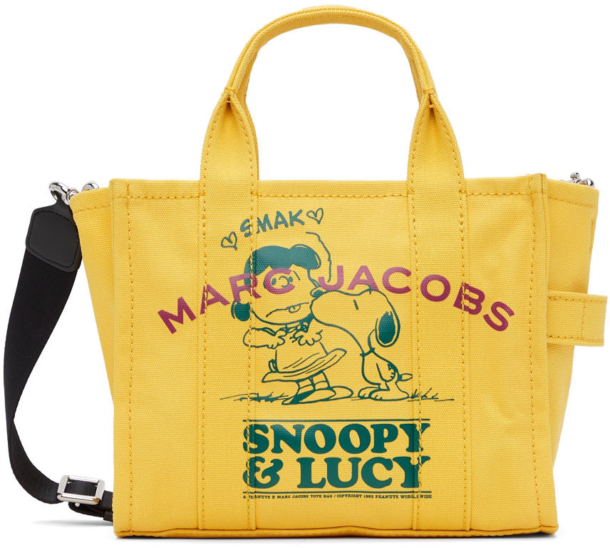 Marc Jacobs Yellow Peanuts Edition 'The Snoopy Mini Tote Bag' Tote