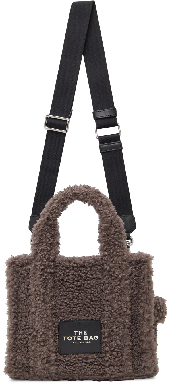 Marc Jacobs Grey Mini Teddy 'The Tote Bag' Tote