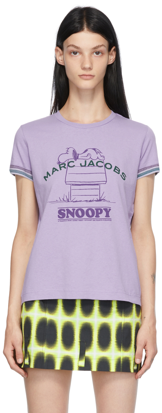 Marc Jacobs Purple Peanuts Edition 'Rest Of My Life' T-Shirt
