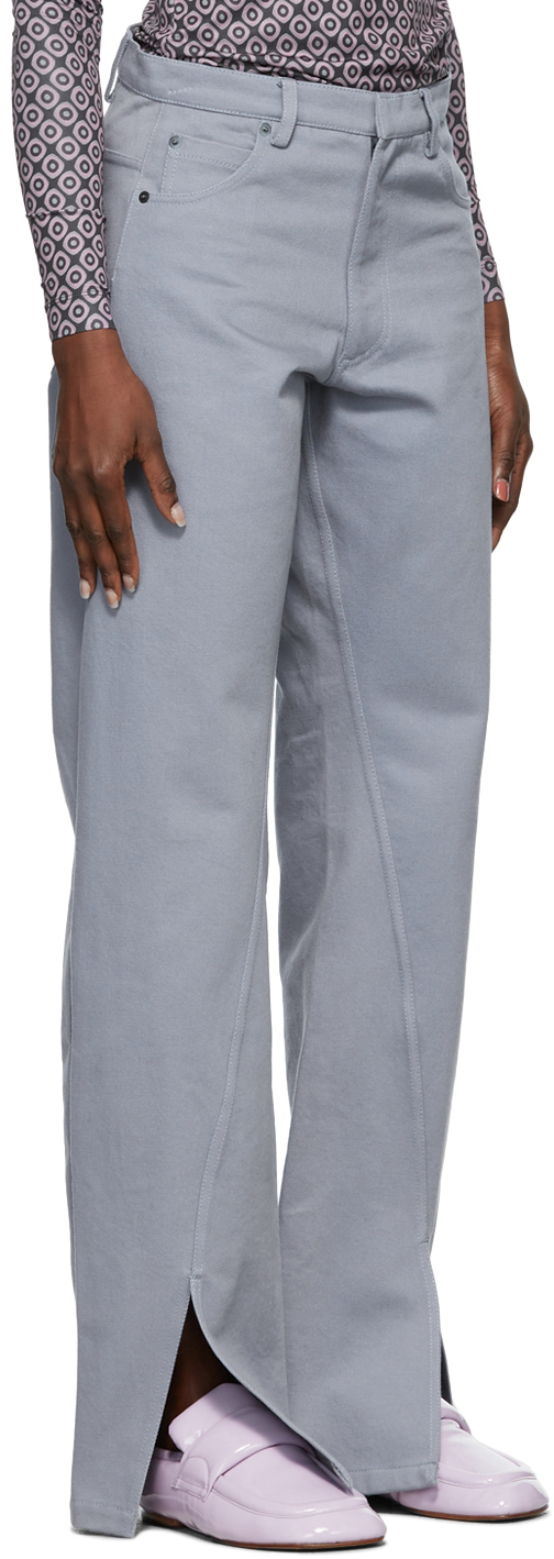 Bianca Saunders Blue Wrangler Edition Reverse Jeans | Smart Closet
