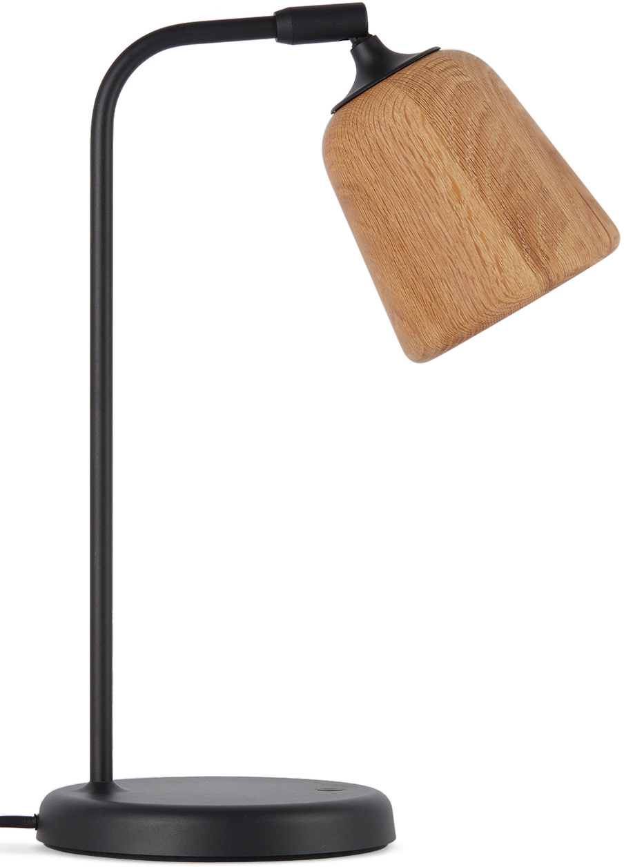 Oak Material Table Lamp by New Works SSENSE