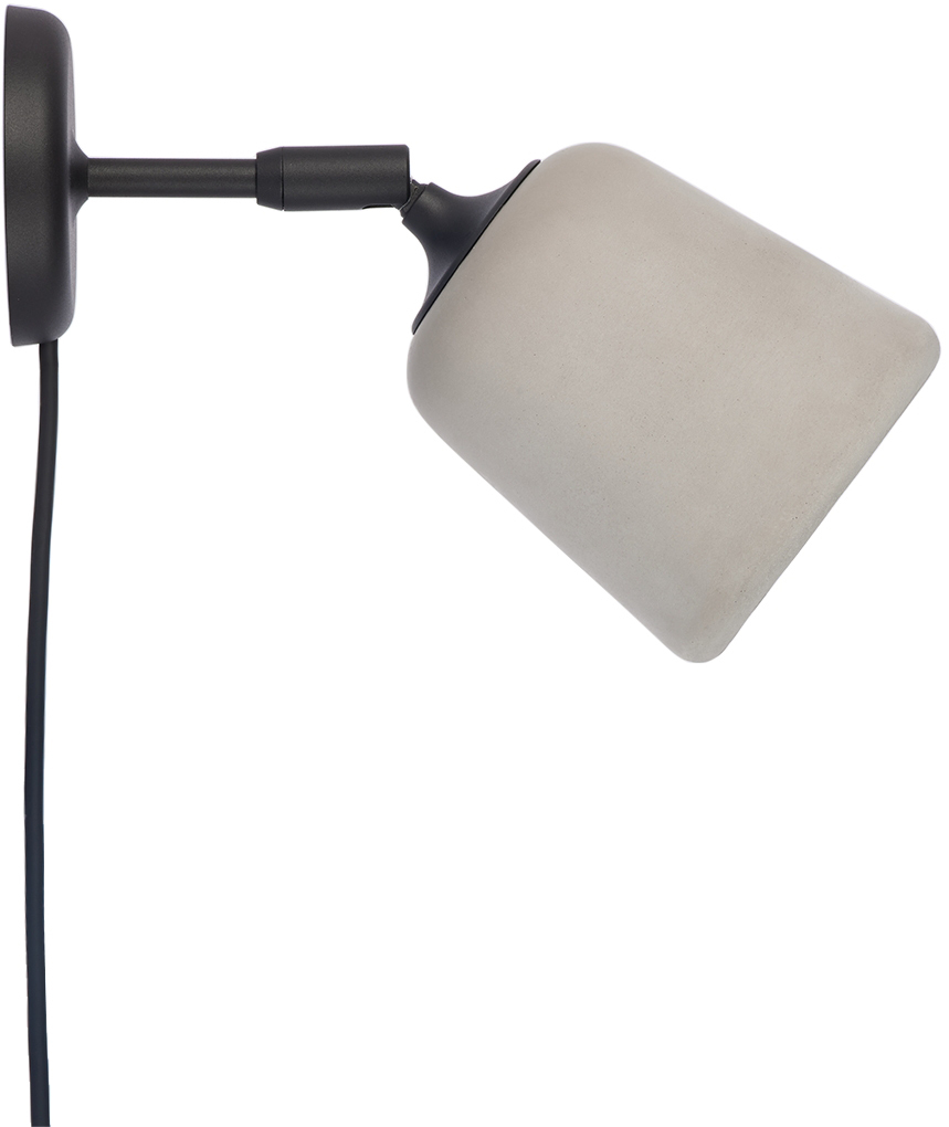New Works Grey Concrete Material Wall Lamp, Eu