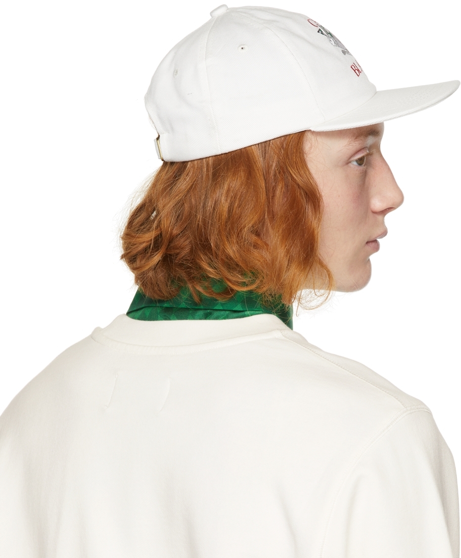 Casablanca White Casasport Rabbit Cap | Smart Closet