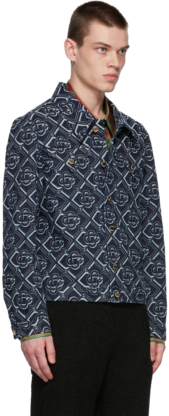 Casablanca Heart Monogram zip-up Jacket - Farfetch