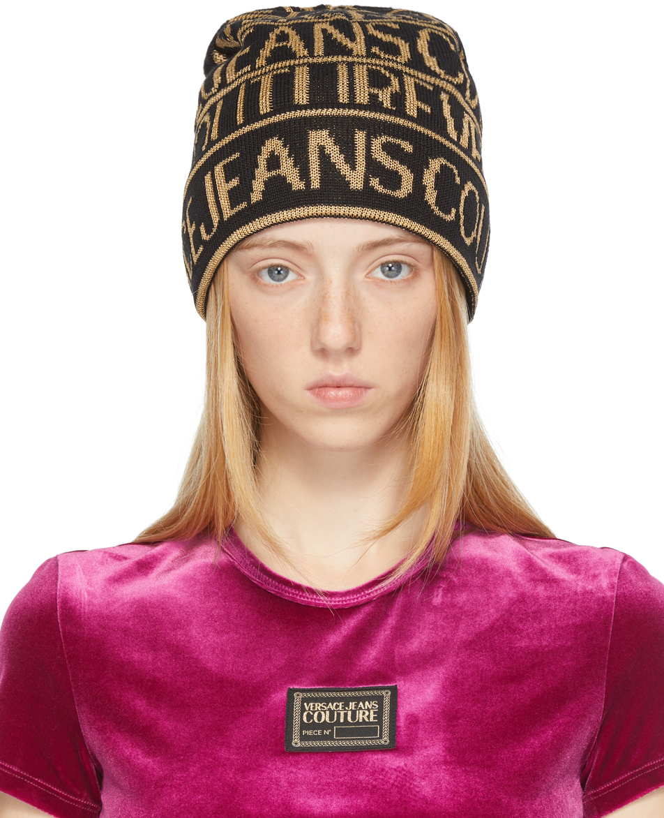 versace jeans beanie