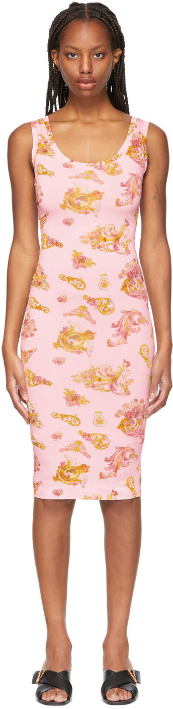 Versace Jeans Couture Pink Rococo Dress
