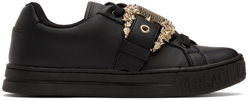 Versace Jeans Couture Black Court 88 Couture I Sneakers