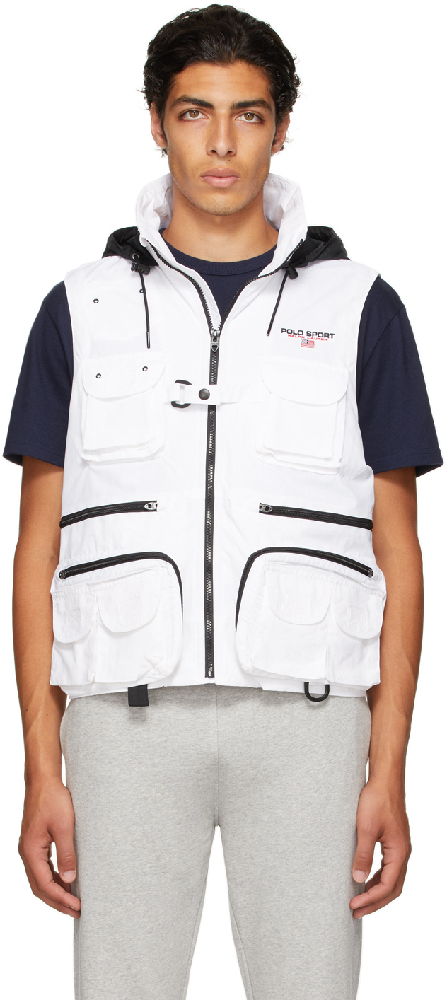 white polo vest