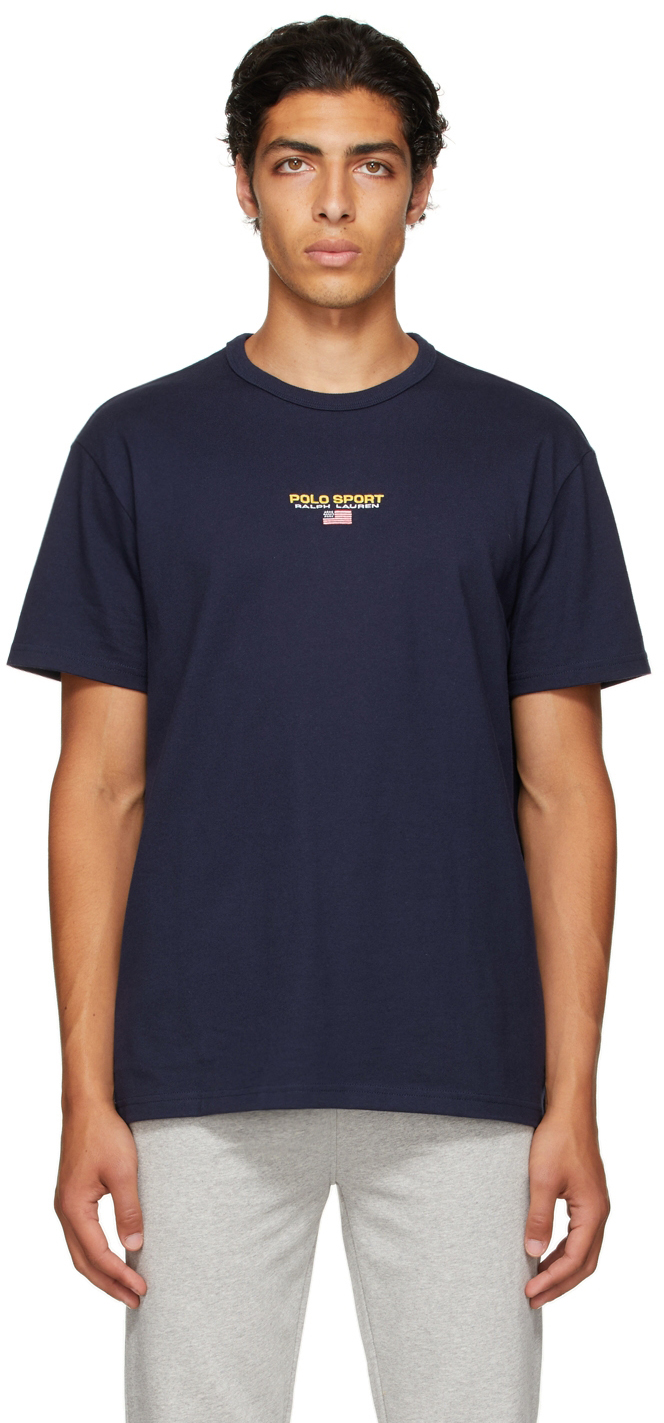 Navy Jersey Polo Ssense Uomo Abbigliamento Top e t-shirt T-shirt Polo 