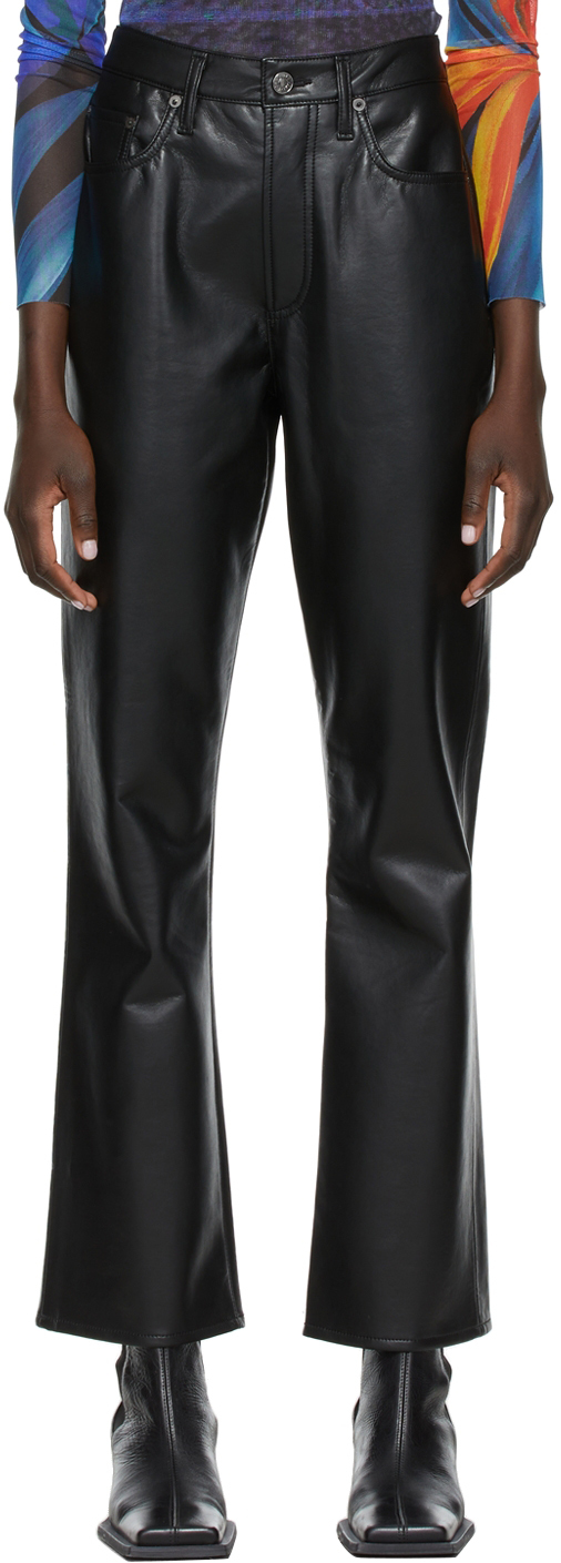 Designer leather pants for Women | SSENSE
