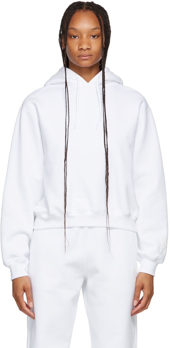 Alexander wang 2025 white hoodie