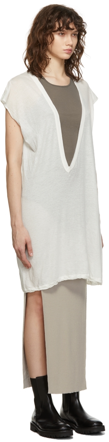 Rick Owens White Dylan T-Shirt | Smart Closet