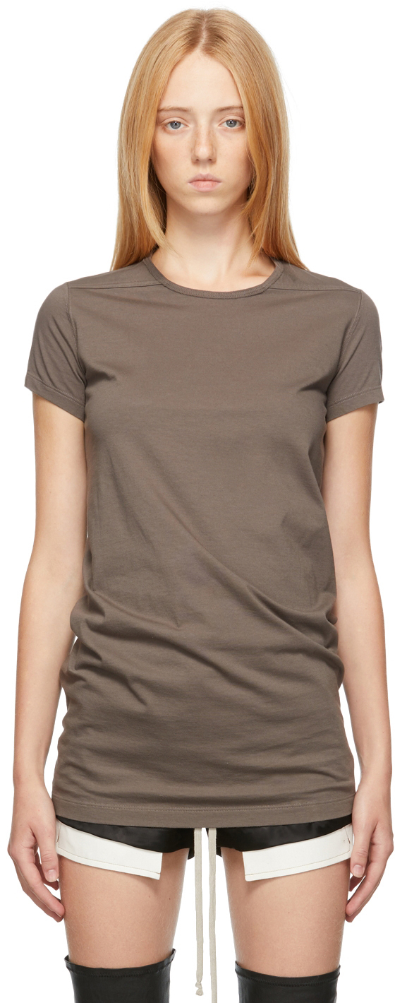 Rick Owens Taupe Level T-Shirt
