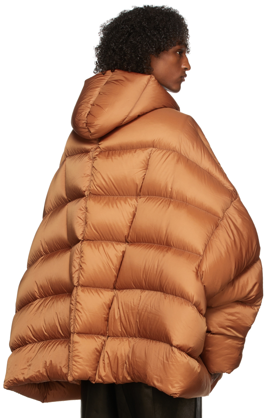 Rick Owens Orange Duvet Jumbo Peter Jacket | Smart Closet