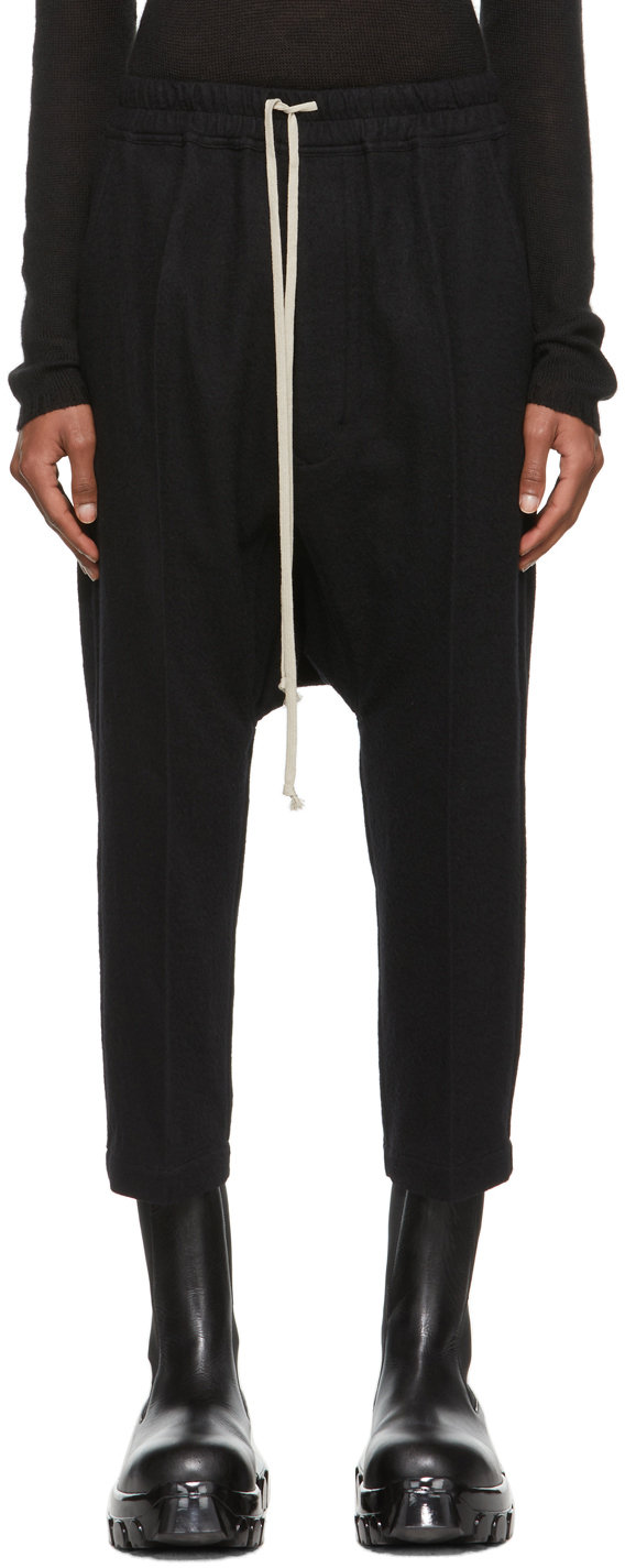 Rick Owens Drawstring Cropped Trousers