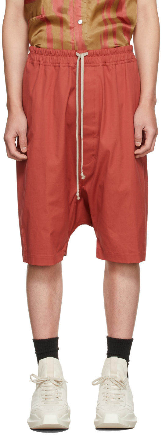 Rick Owens Red Rick's Pods Shorts | Smart Closet