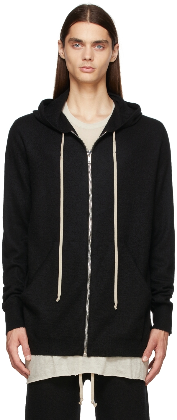 cashmere zip hoodie