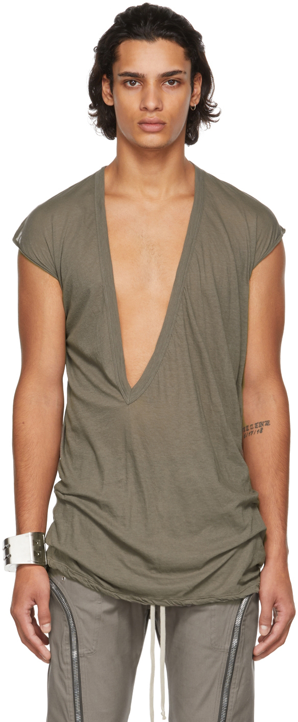 Rick Owens Grey Dylan T-Shirt | Smart Closet