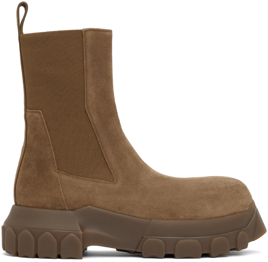Suede Beetle Bozo Tractor Boots 
