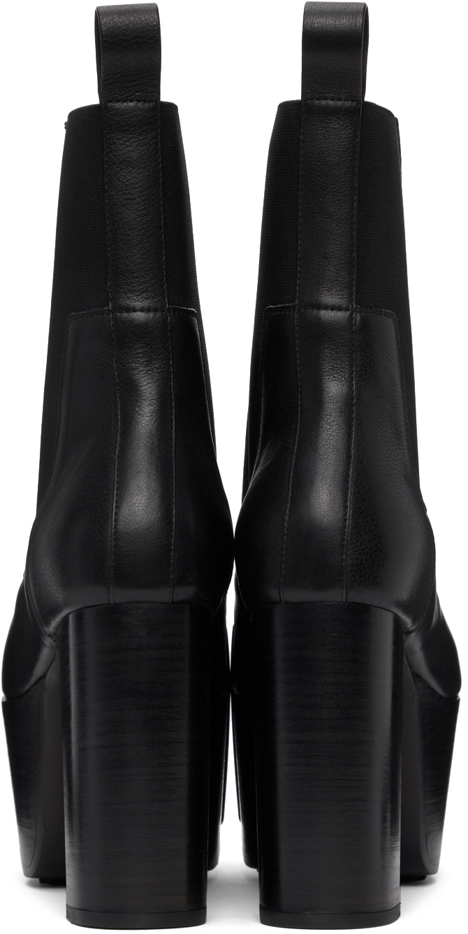 Rick Owens Beveled Platform Boots | Smart Closet