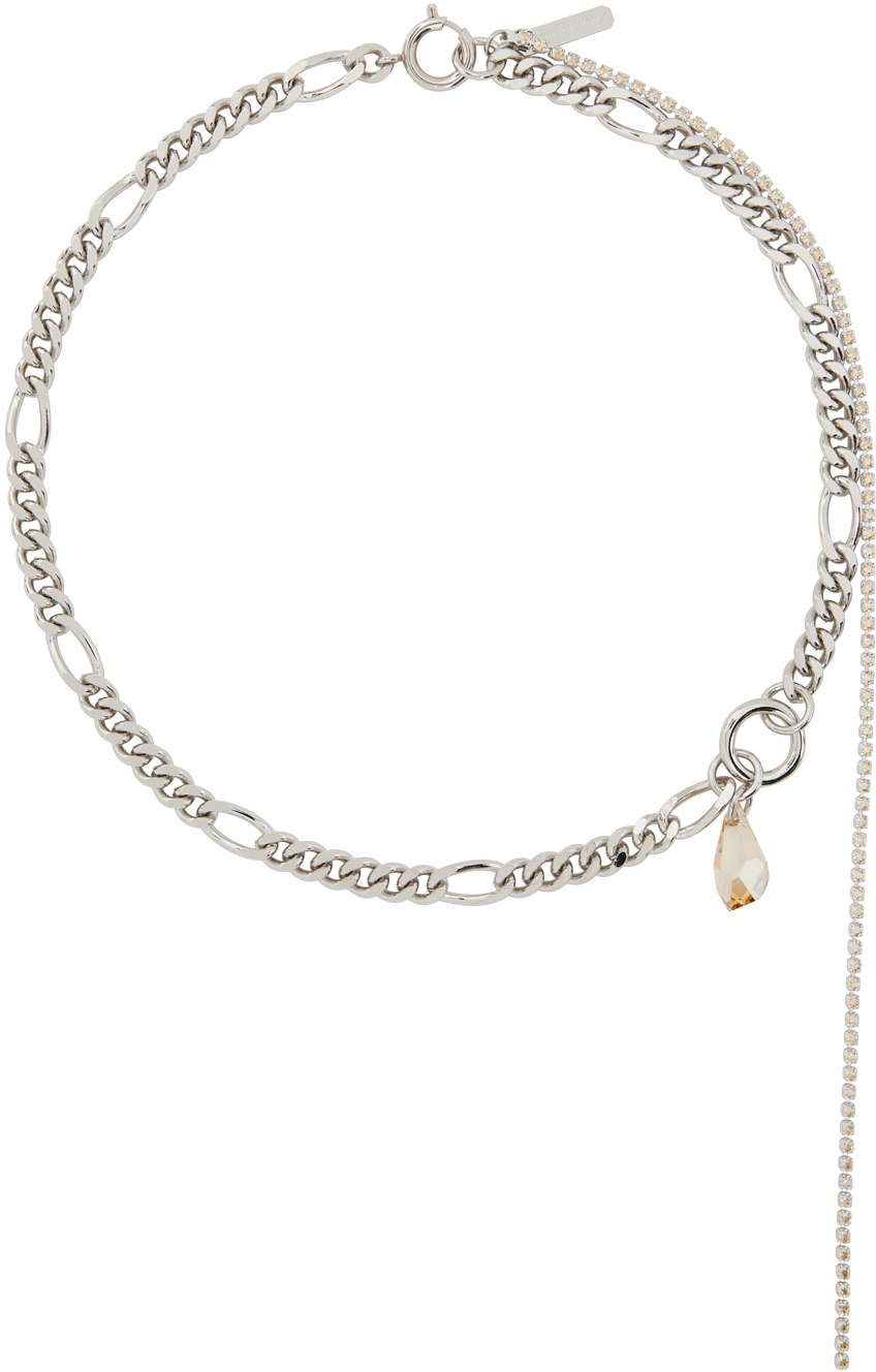 Silver Vicky Necklace by Justine Clenquet on Sale