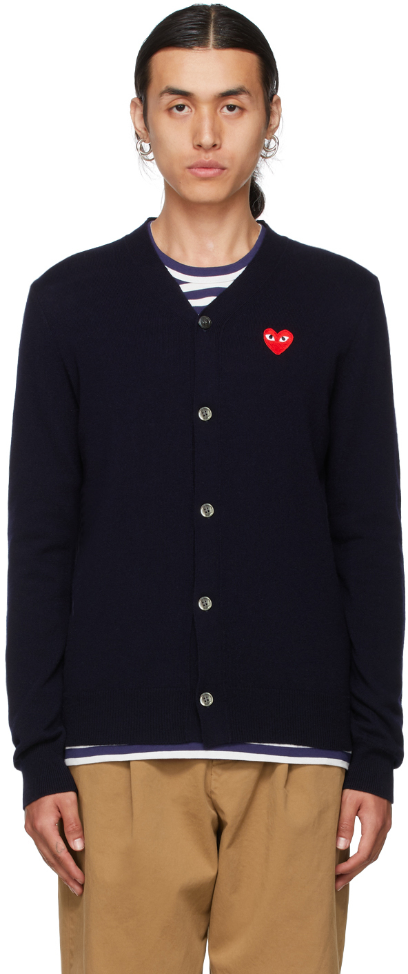 Comme des garcons outlet play men's cardigan