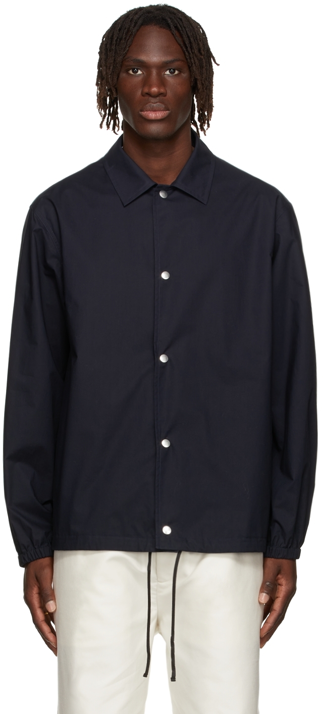 Presentator Recreatie Supermarkt Jil Sander Navy Cotton Jacket - Shop and save up to 70% at The Lux Outfit