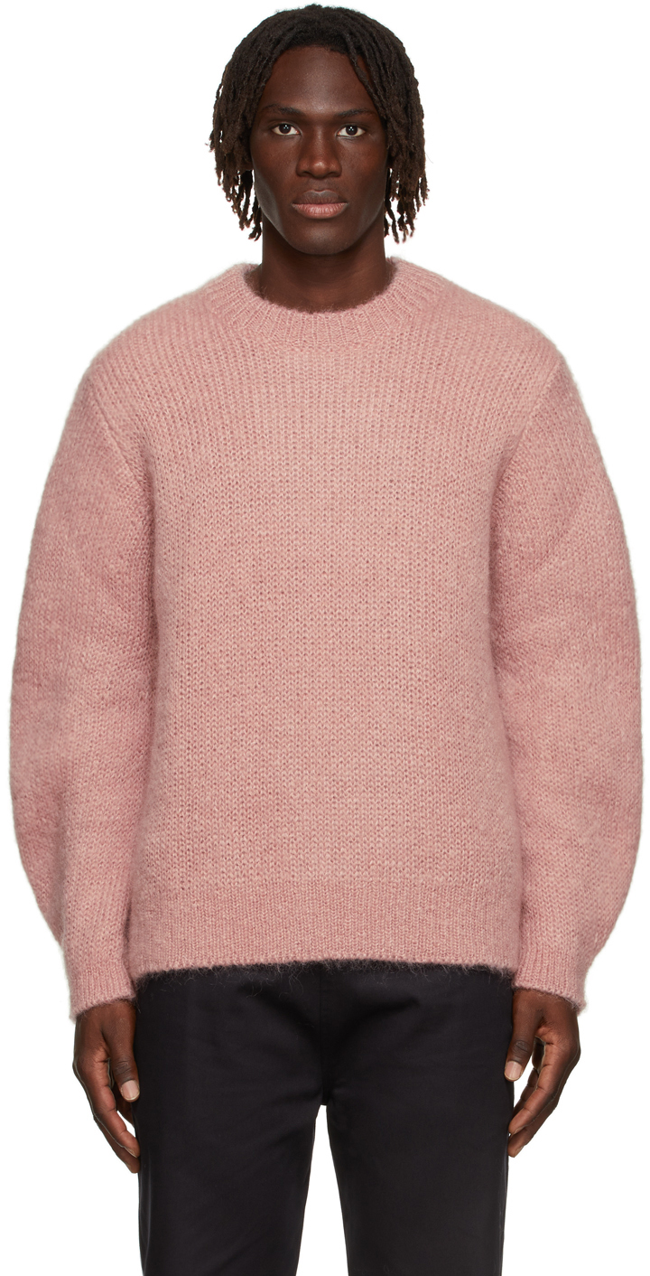 Jil Sander Pink Mohair Chunky Sweater | Smart Closet