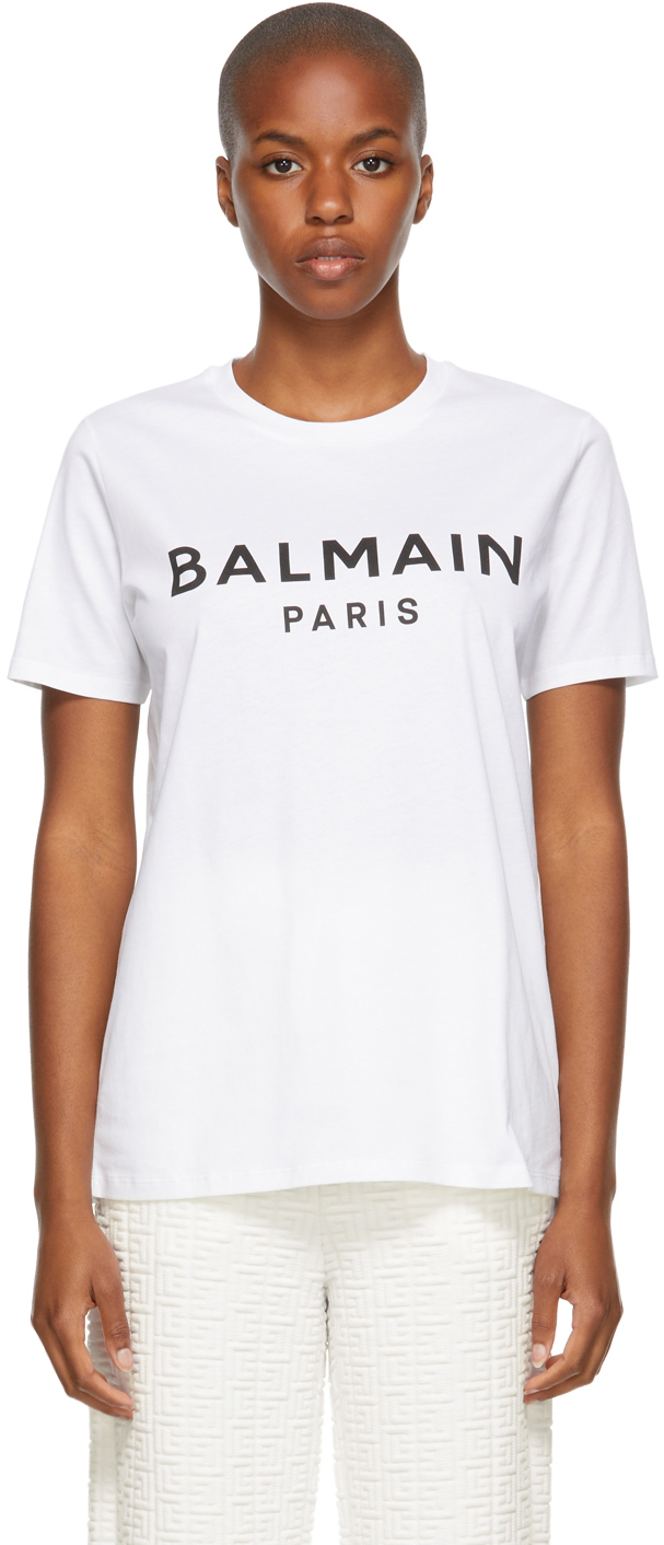 White Printed Logo T-Shirt