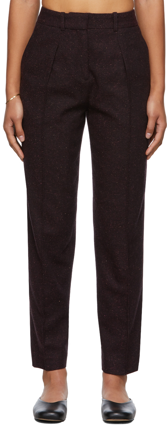Burgundy Sandra Trousers by A.P.C. on Sale