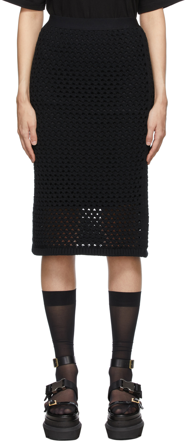 push button skirt ssense