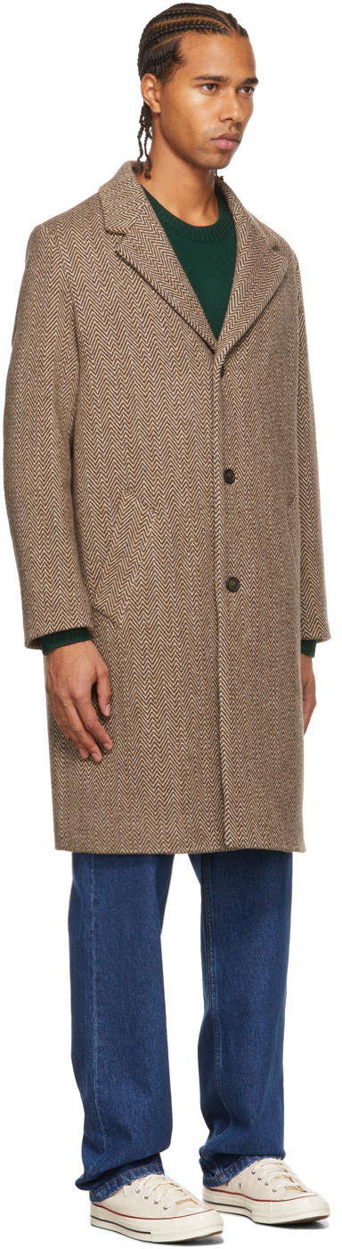 apc herringbone coat