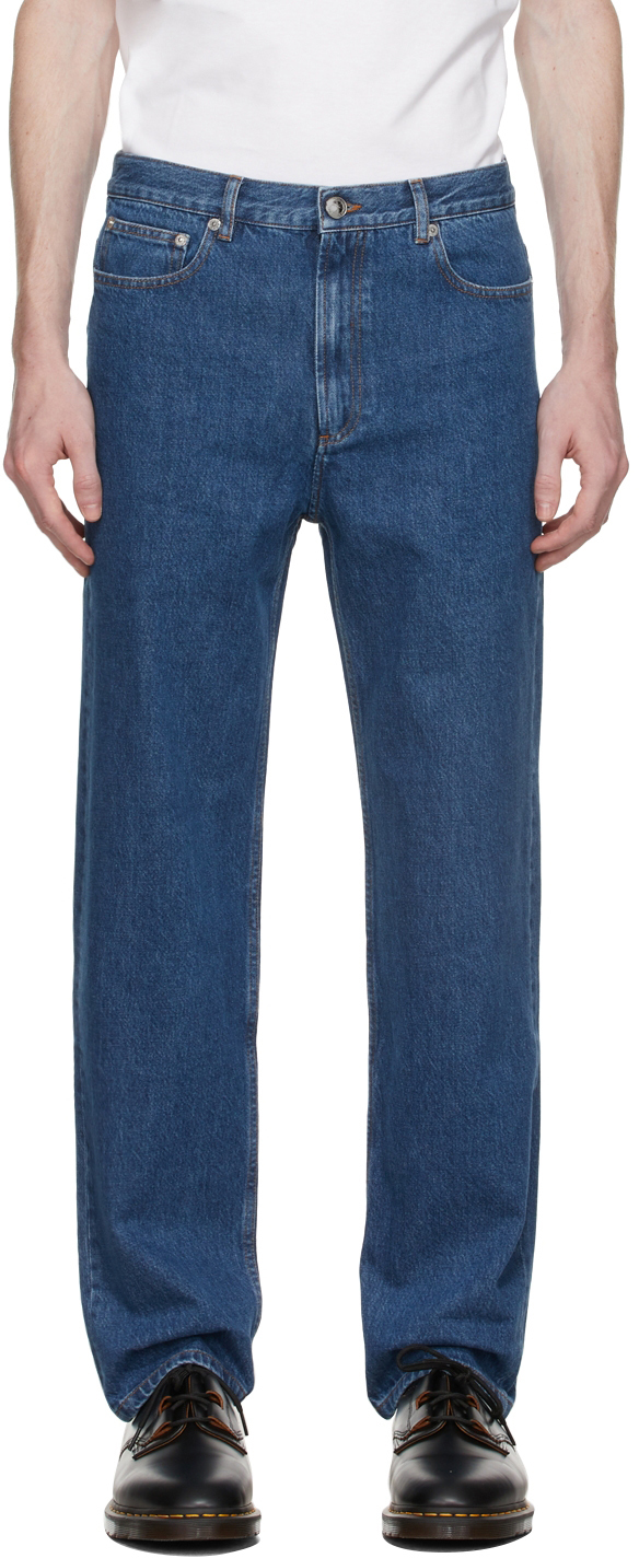 Blue Martin Straight Jeans Ssense Uomo Abbigliamento Pantaloni e jeans Jeans Jeans straight 