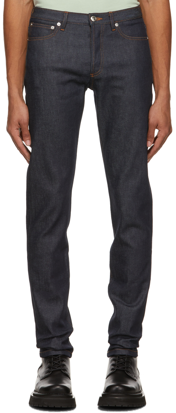 Indigo Petit New Standard Jeans by A.P.C. on Sale