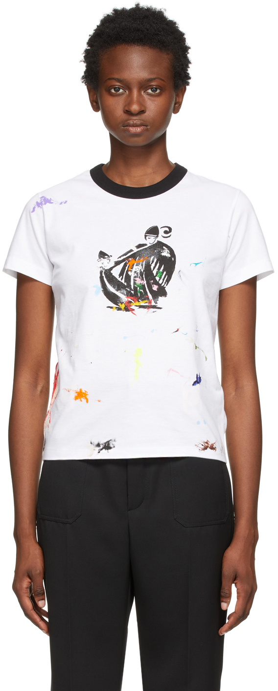 white gallery dept shirt