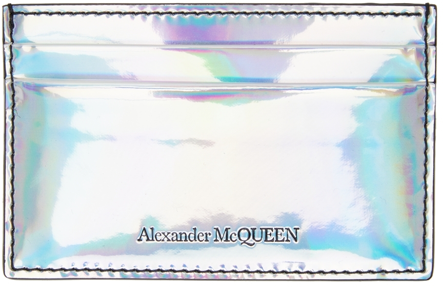 Alexander McQueenのシルバー Blake カード ケースがセール中