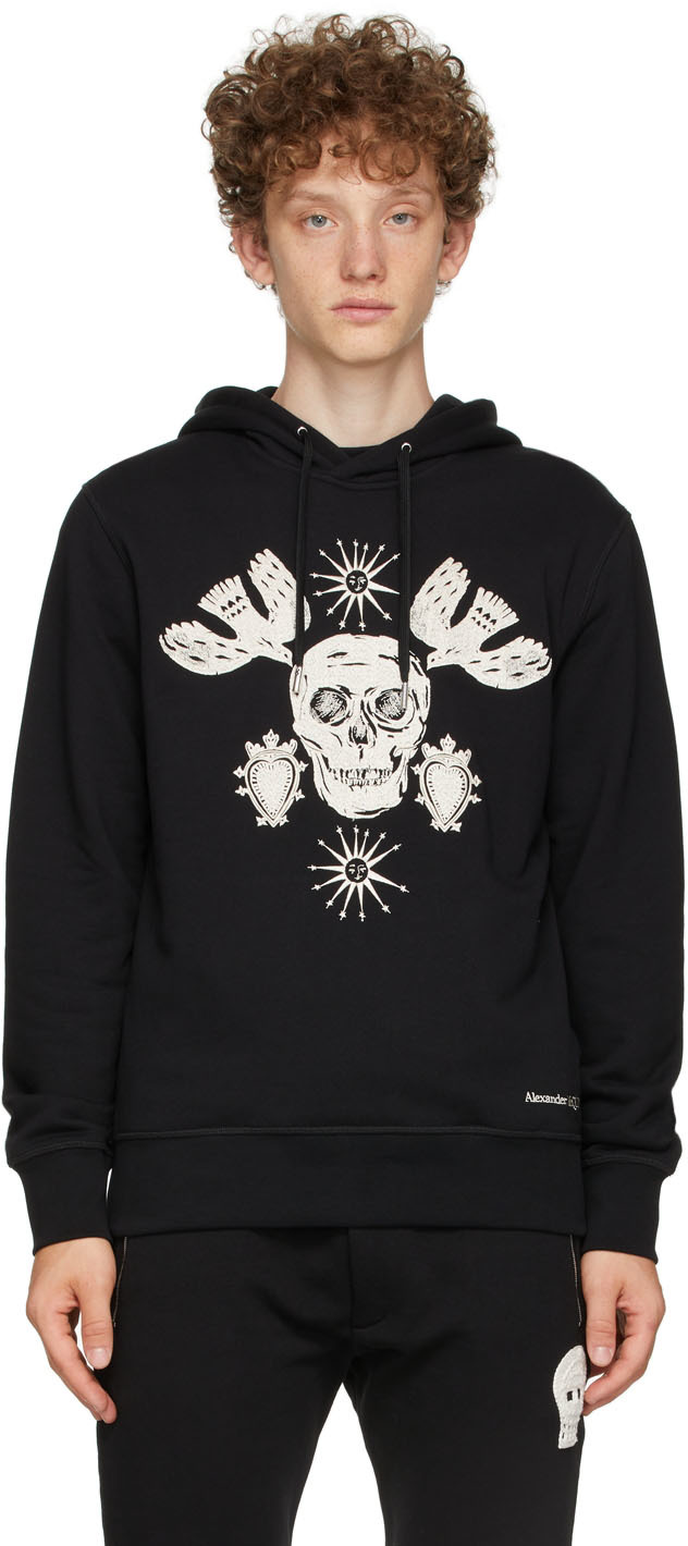 alexander mcqueen skull hoodie