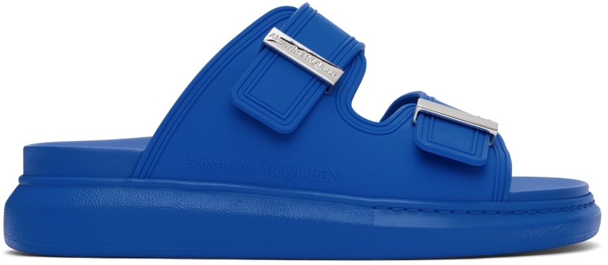 Alexander McQueen Blue Hybrid Sandals